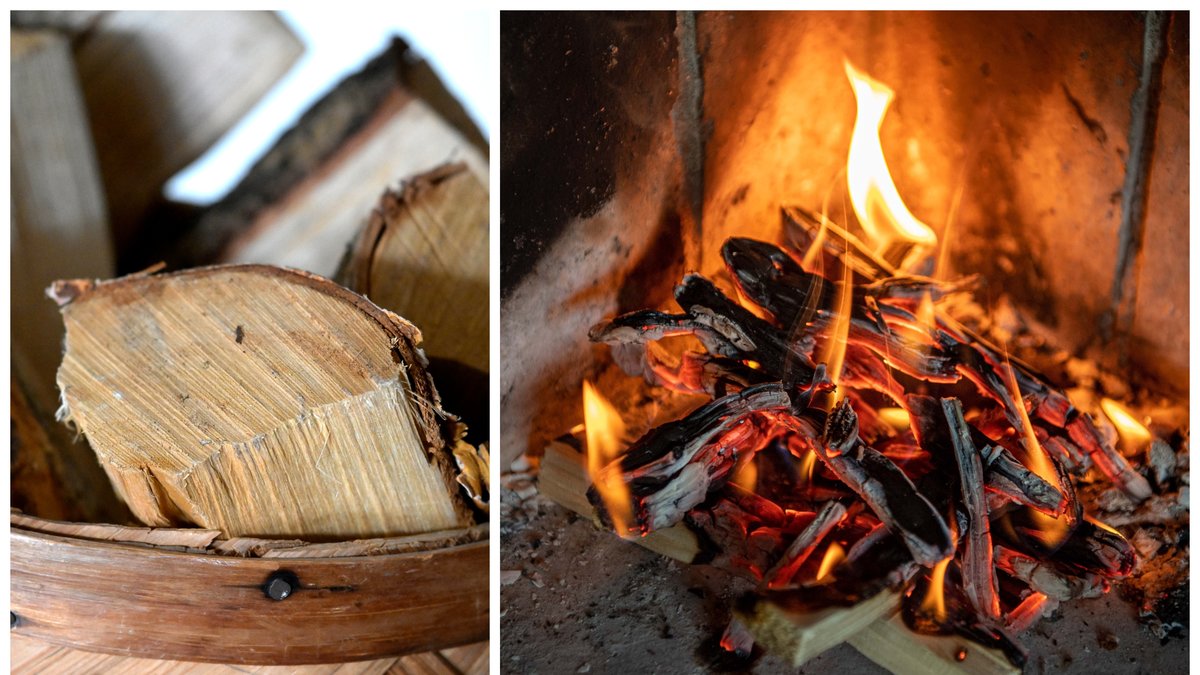 Många använder sina eldstäder för att värma sig på vintern.